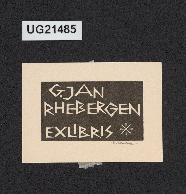 Exlibris G. Jan Rhebergen