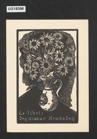 Ex-libris Ing Otakar Hradečný