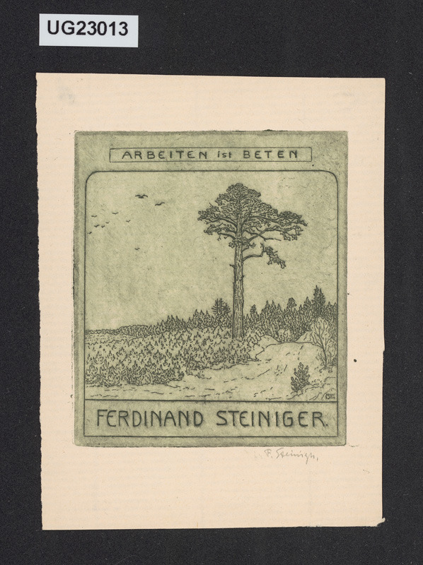 Arbeiten ist Beten/ Ferdinand Steiniger