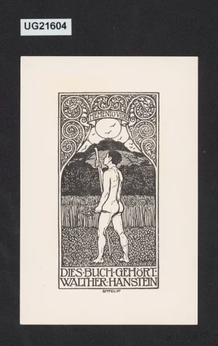 Das Buch  gehört Walther Hanstein