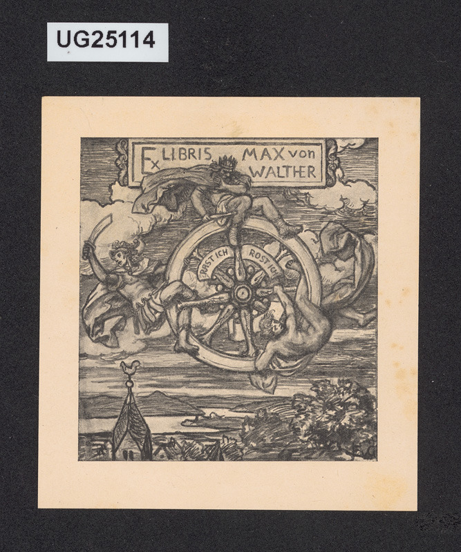 Ex libris Max von Walther
