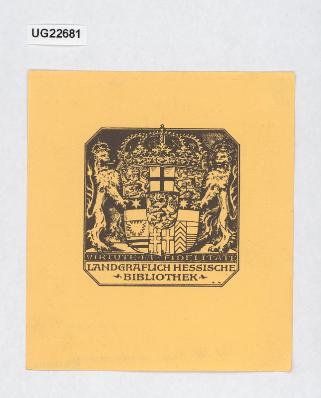 Landgrafen hessische Bibliothek