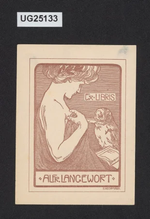 Ex libris Alfr. Langewort
