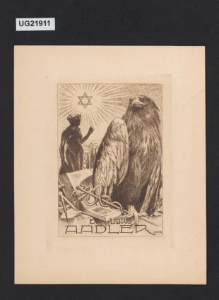 Ex libris A. Adler