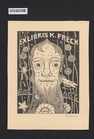 Ex libris K. Frech