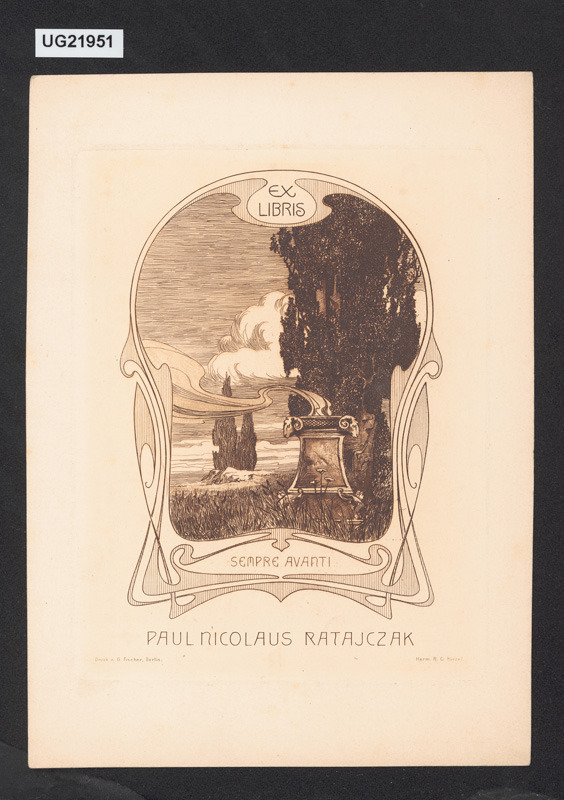 Ex libris Paul Nicolaus Ratajczak