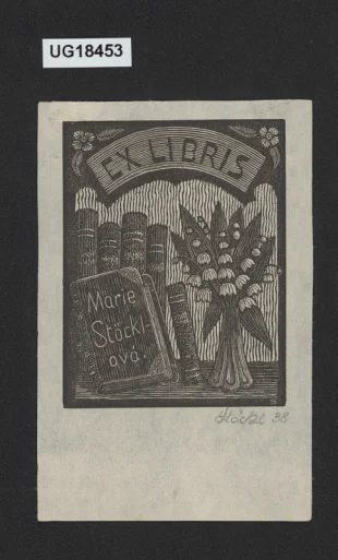 Ex libris Marie Stöcklová