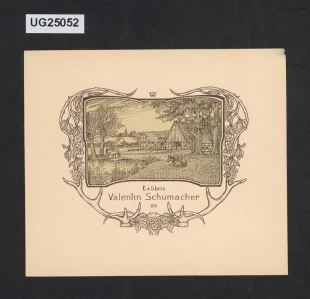 Ex libris Valentin Schumacher