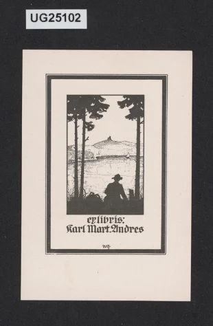 Ex libris Karl Mart. Andres