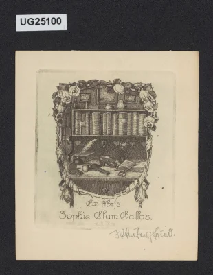 Ex libris Sophie Clam Gallas