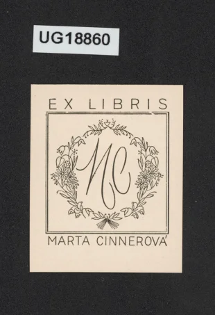 Ex libris Marta Cinnerová