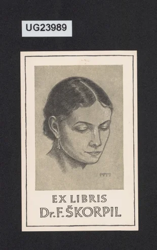 Ex libris Dr. F. Škorpil
