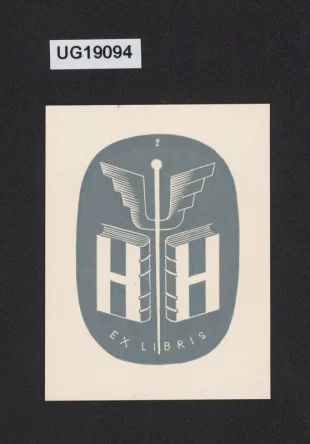 Ex libris HH (H. Hakl)