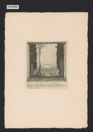Exlibris Dr. H. Horch