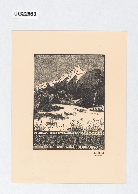 Exlibris Carl Fried Schulz-Euler