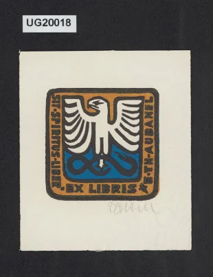 Ex libris E. Th. Aubanel