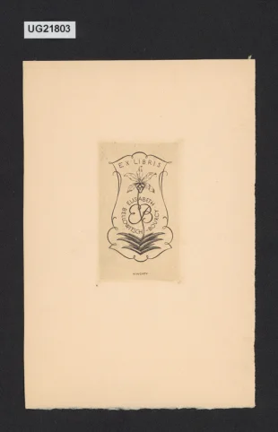 Ex libris Elisabeth Bellowitsch