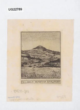 Ex libris Martha Staufert