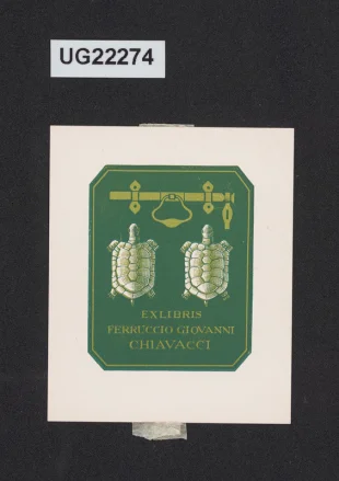 Exlibris Ferruccio Giovanni Chiavacci