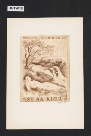 Ex libris Sv. Aa. Kjaer