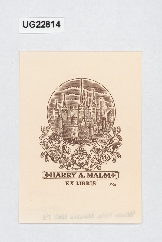 Ex libris Harry A. Malm