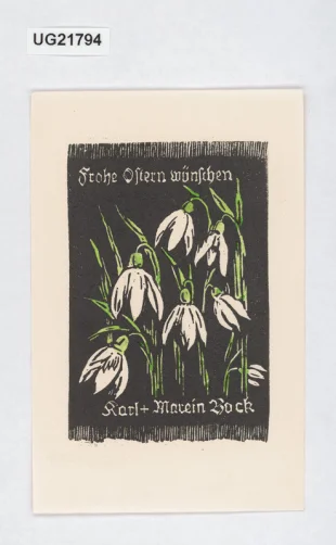 Frohe Ostern wünschen Karl + Marein Bock