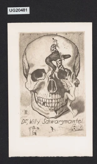 Ex libris Dr. Willy Schwarzmantel