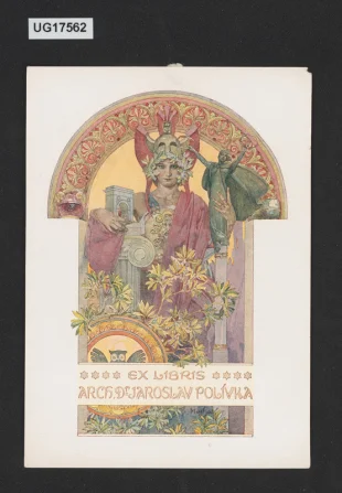 Ex libris arch. Dr. Jaroslav Polívka
