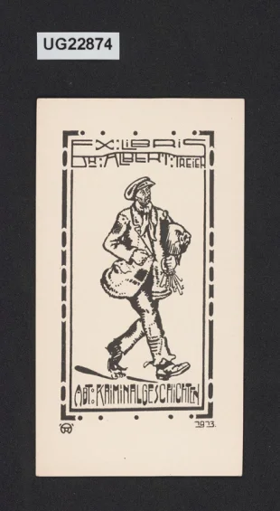Ex libris Dr. Albert Treier