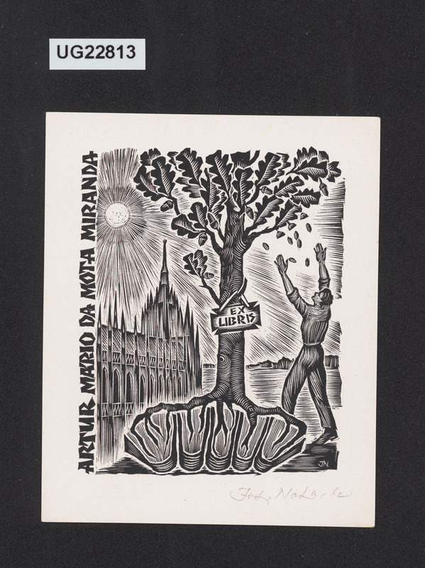 Ex libris Artur Mário da Mota Miranda