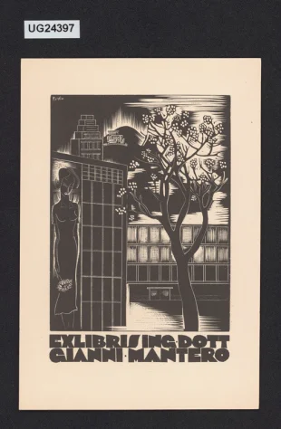 Ex libris ing. dott. Gianni Mantero