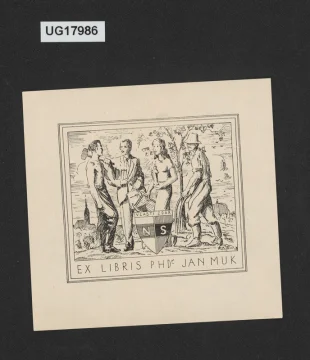 Ex libris PHDr. Jan Muk