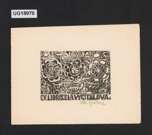 Exlibris: Ela Vyčítalová