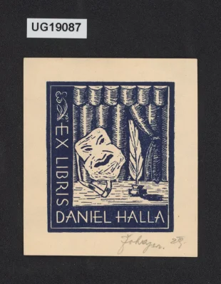 Ex libris Daniel Halla