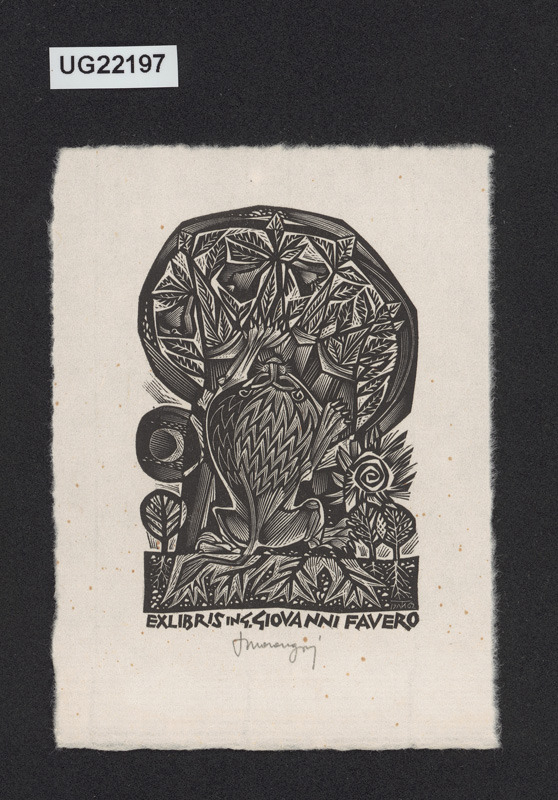 Exlibris Ing. Giovanni Favero