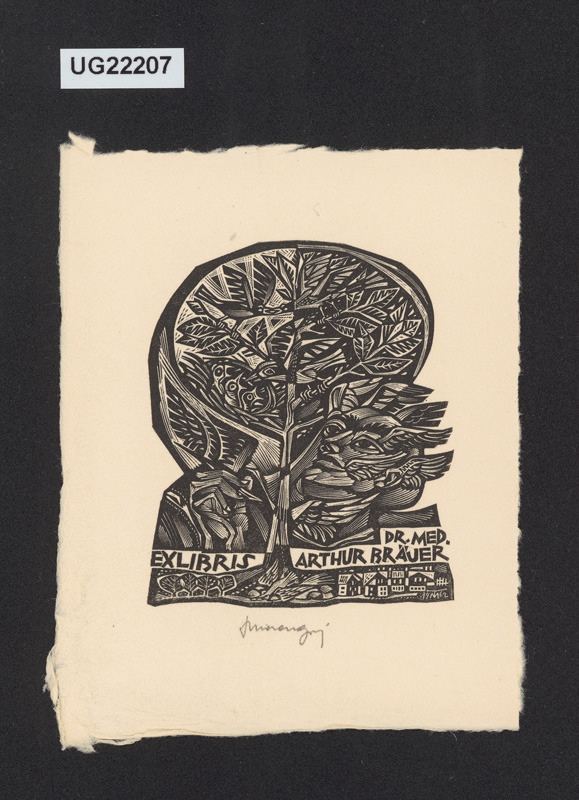 Exlibris Dr. med. Arthur Bräner