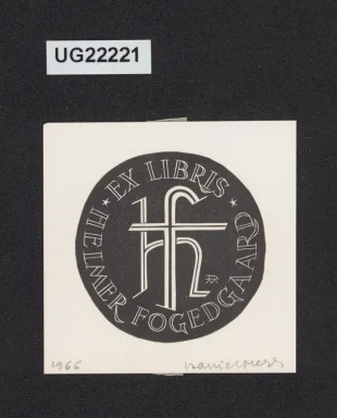 Ex libris Helmer Fogedgaard