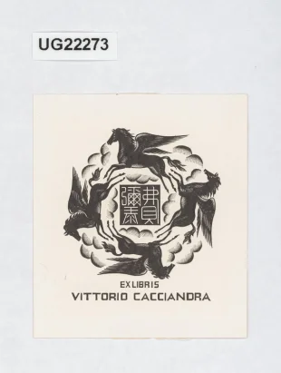 Exlibris Vittorio Caeciandra