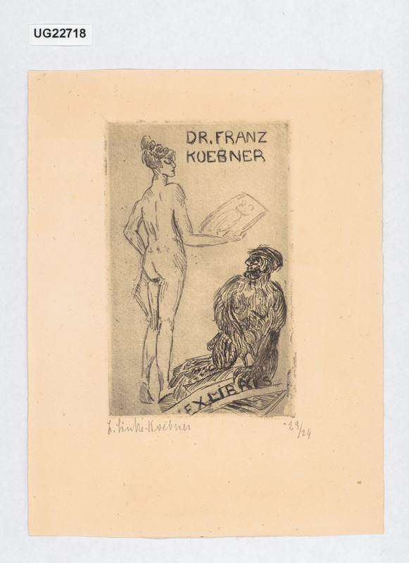 Ex libris Dr. Franz Koebner