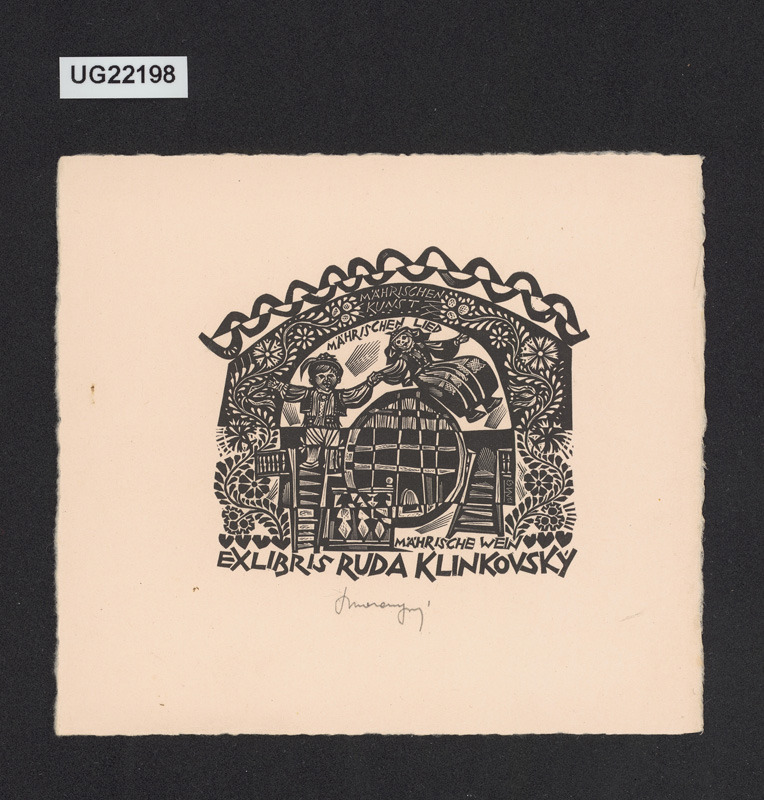 Exlibris Ruda Klinkovský