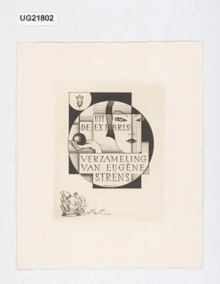 Uit de ex libris Verzameling van Eugène Strens