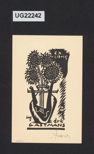 Ex libris ing. dré Gastmans