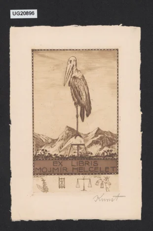 Ex libris Mojmír Helcelet