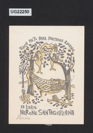 Ex libris Nerone Santagiuliana