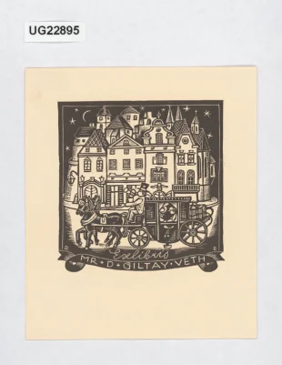 Ex libris Mr. D. Giltay Veth