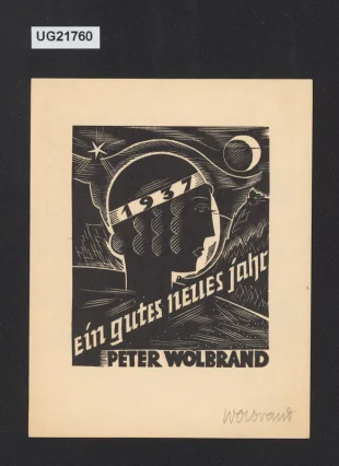 ein gutes neuer Jahr 1937 Peter Wolbrand