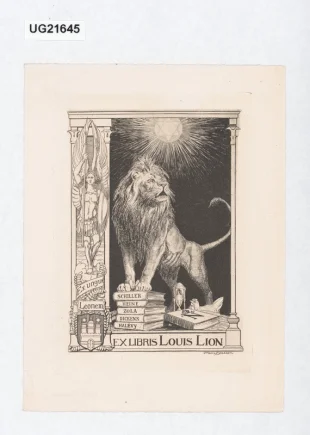 Exlibris Louis Lion