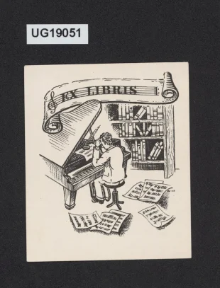 Ex libris (bez jména majitele)