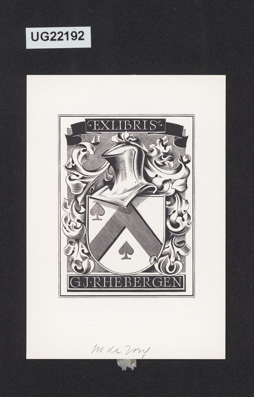 Exlibris G. J. Rhebergen