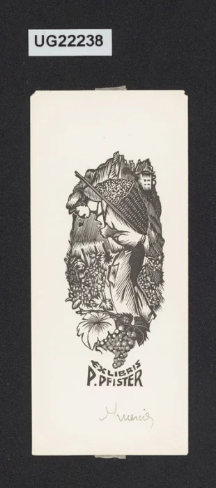 Ex libris P. Pfister